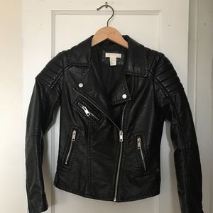 H & M Faux Leather Jacket